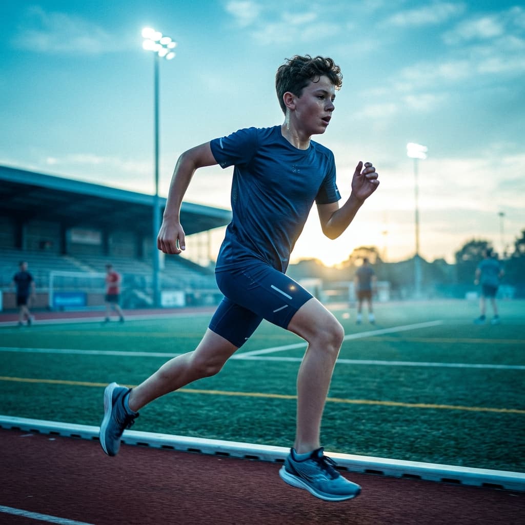 KSA athletes running and training